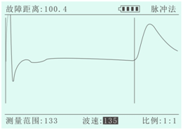 电缆故障测试仪波速校验3